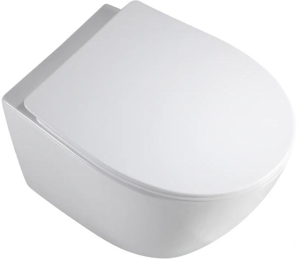 Унитаз подвесной Orange C07 C07-150W безободковый, с микролифтом фото в интернет-магазине «Wasser-Haus.ru»