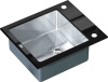 Мойка кухонная Zorg Inox Glass GL-6051-BLACK черное стекло фото в интернет-магазине «Wasser-Haus.ru»