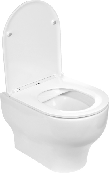 Унитаз подвесной Weltwasser WW SK Erlenbach 004GL-WT безободковый, с микролифтом, белый глянец фото в интернет-магазине «Wasser-Haus.ru»