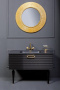 Мебель для ванной Armadi Art Vallessi Avangarde 80 черная фото в интернет-магазине «Wasser-Haus.ru»