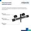 Душевая стойка Milardo Ideal Spa ILSBLTHM89, черный матовый фото в интернет-магазине «Wasser-Haus.ru»