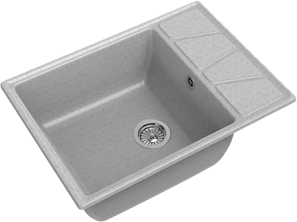 Комплект Мойка кухонная GranFest Vertex GF-V-680L серая + Смеситель Lemark Comfort LM3075BN с гибким изливом, никель, серый фото в интернет-магазине «Wasser-Haus.ru»