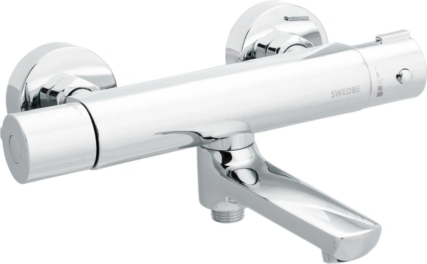 Душевой комплект Термостат Swedbe Mercury 9045 для ванны с душем + Гарнитур Calypso 5011 фото в интернет-магазине «Wasser-Haus.ru»