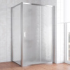 Душевой уголок Vegas Glass ZP+ZPV 120*70 08 02 профиль глянцевый хром, стекло шиншилла фото в интернет-магазине «Wasser-Haus.ru»