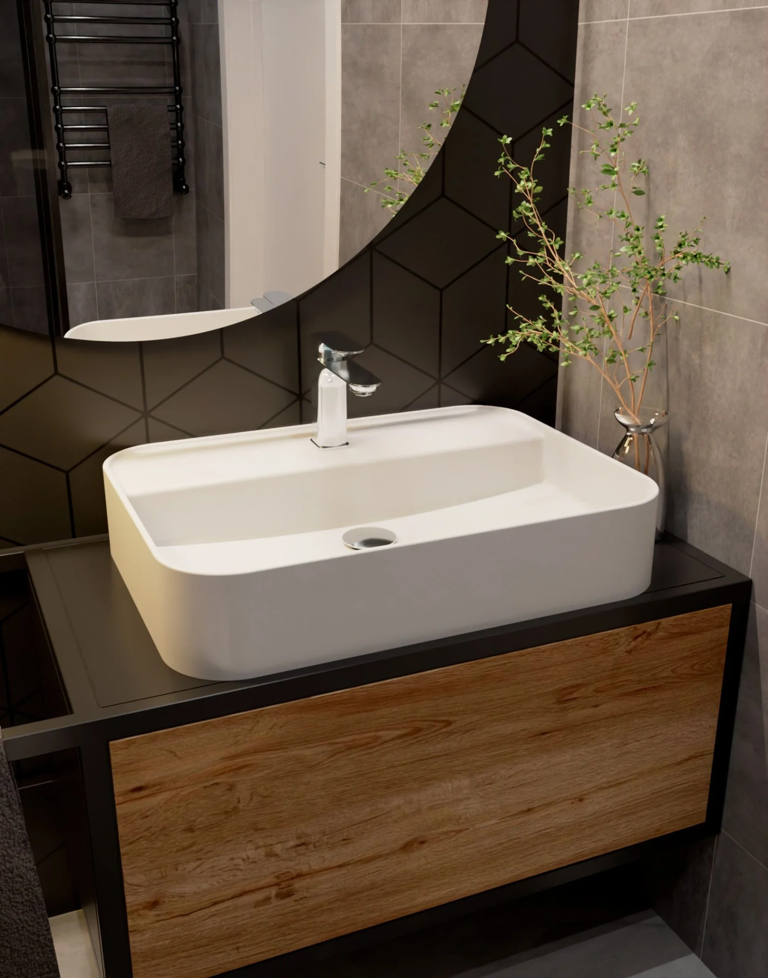 Смеситель для раковины хром, AQUAme Monza AQM6310CR фото в интернет-магазине «Wasser-Haus.ru»