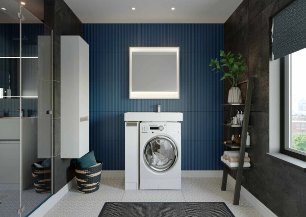 Шкаф-пенал AQUATON Лондри 1A236203LH010 фото в интернет-магазине «Wasser-Haus.ru»