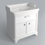 Мебель для ванной Kerama Marazzi Pompei 80 белая, с 1 ящиком и 2 дверцами фото в интернет-магазине «Wasser-Haus.ru»