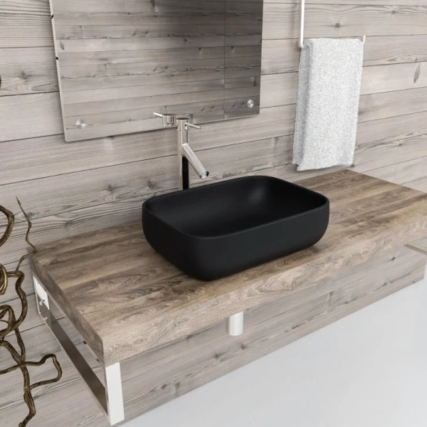 Раковина Esbano MARTEL ESRNMARTMB черная фото в интернет-магазине «Wasser-Haus.ru»