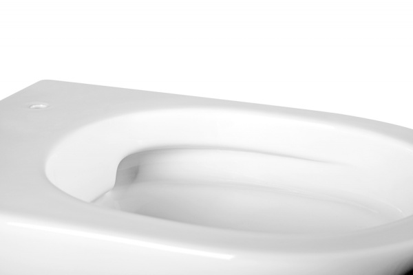 Унитаз ABBER Bequem AC1103 подвесной белый, безободковый фото в интернет-магазине «Wasser-Haus.ru»