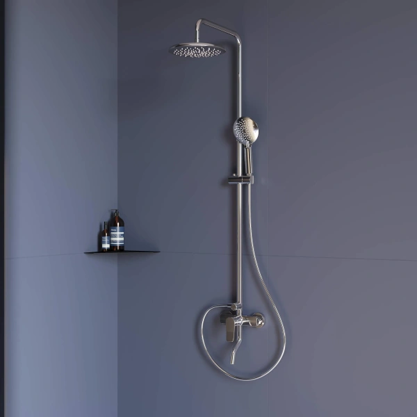 Душевая стойка RGW Shower Panels SP-25 хром фото в интернет-магазине «Wasser-Haus.ru»