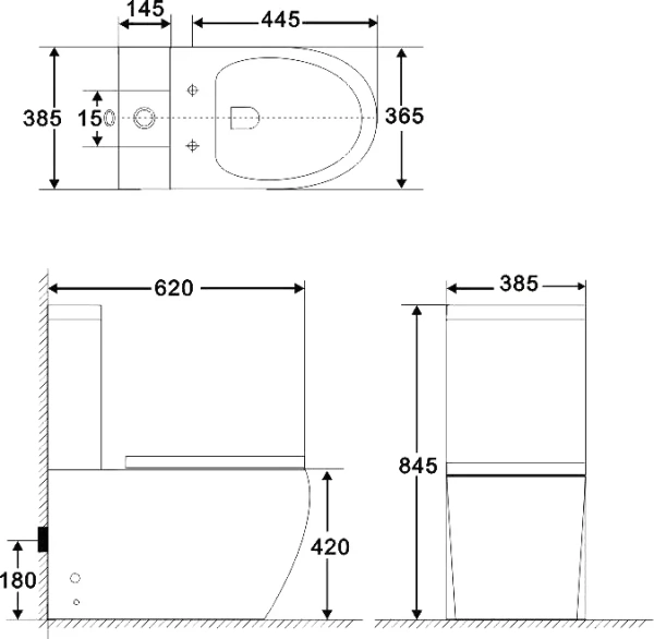 Унитаз-компакт BelBagno Amanda BB051CPR безободковый, крышка BB105SC с микролифтом, бачок BB051T фото в интернет-магазине «Wasser-Haus.ru»