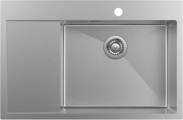 Комплект Мойка кухонная IDDIS Haze HAZ78SRi77 R, сатин + Смеситель Ace ACEBNFFi05 сатин, с гибким изливом фото в интернет-магазине «Wasser-Haus.ru»