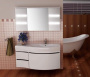 Мебель для ванной Aquanet Опера 115 белая с ящиком R фото в интернет-магазине «Wasser-Haus.ru»