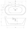 Акриловая ванна ABBER AB9299-1.7 фото в интернет-магазине «Wasser-Haus.ru»