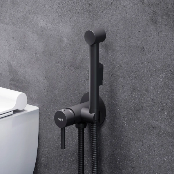 Гигиенический душ Dorff Logic D3075000BL черный фото в интернет-магазине «Wasser-Haus.ru»