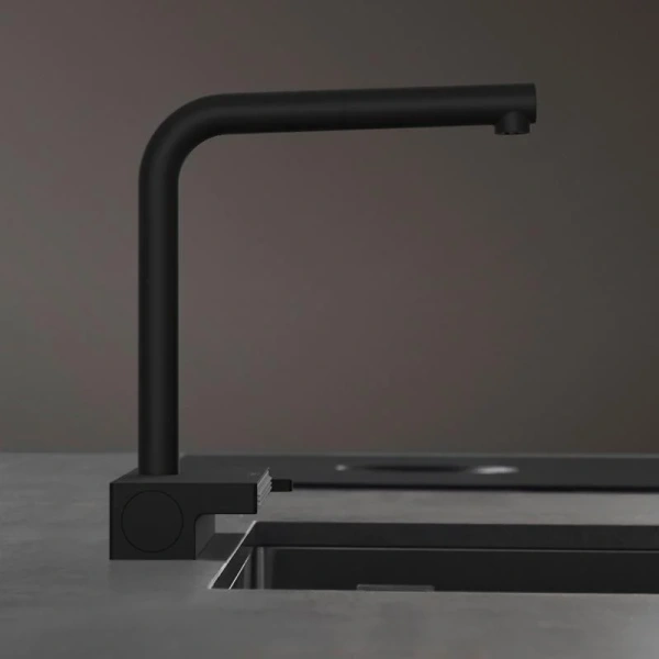 Смеситель для кухни Hansgrohe Aquno Select M81 Aquno Select M81 73830670 матовый черный фото в интернет-магазине «Wasser-Haus.ru»