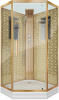 Душевая кабина Niagara Lux NG-7799GBK 90х90x210 золото фото в интернет-магазине «Wasser-Haus.ru»