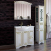 Мебель для ванной Sanflor Адель 82 белая, патина золото, R фото в интернет-магазине «Wasser-Haus.ru»