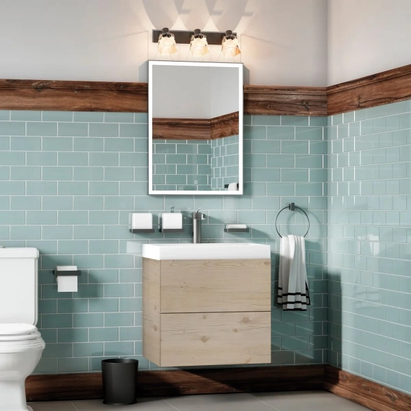 Тумба с раковиной Art&Max Verona-Push 70 гаскон пайн светлый фото в интернет-магазине «Wasser-Haus.ru»