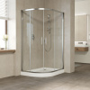 Душевой уголок Vegas Glass ZS-F 120*90 08 01 профиль глянцевый хром, стекло прозрачное фото в интернет-магазине «Wasser-Haus.ru»