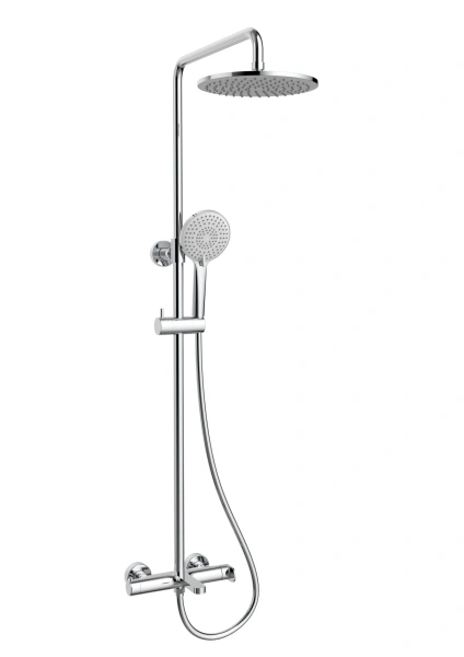 Душевая стойка Vincea Rondo VSFS-1R1CH с изливом, хром фото в интернет-магазине «Wasser-Haus.ru»