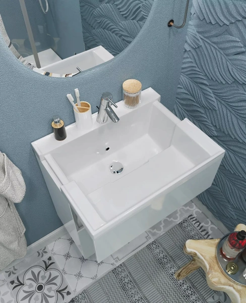 Мебель для ванной Marka One Bumble 50П подвесная фото в интернет-магазине «Wasser-Haus.ru»