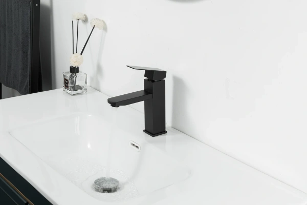 Смеситель для раковины Frap H802-6 F10802-6 черный фото в интернет-магазине «Wasser-Haus.ru»