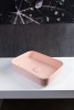 Раковина Allen Brau Fantasy Quad 50x36, розовая фото в интернет-магазине «Wasser-Haus.ru»