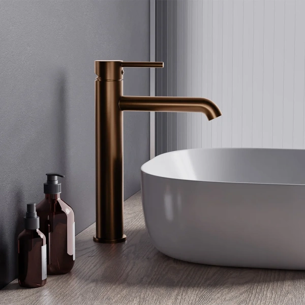 Смеситель для раковины Damixa Scandinavian Pure 360250500 розовое золото фото в интернет-магазине «Wasser-Haus.ru»