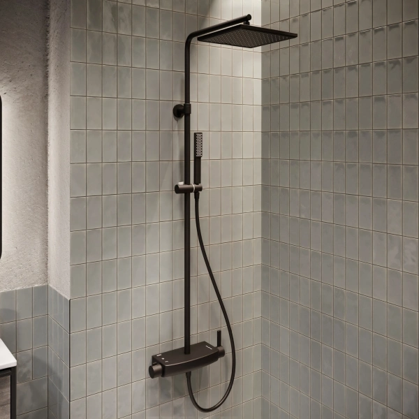 Душевая стойка Teska Mira DK2981 черный фото в интернет-магазине «Wasser-Haus.ru»