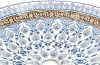 Раковина Bronze de Luxe Марракеш 1008 синяя фото в интернет-магазине «Wasser-Haus.ru»