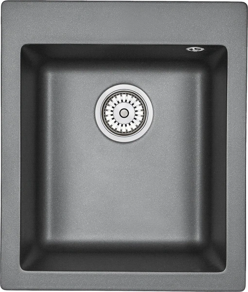 Комплект Мойка кухонная Granula GR-4201 шварц + Смеситель GR-1024 шварц фото в интернет-магазине «Wasser-Haus.ru»