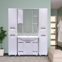Мебель для ванной Misty Орхидея 85 белая эмаль фото в интернет-магазине «Wasser-Haus.ru»