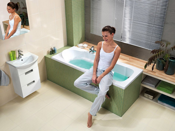 Акриловая ванна Cersanit Santana 63324 160x70 фото в интернет-магазине «Wasser-Haus.ru»
