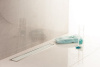 Душевой лоток Pestan Confluo Premium Line 850 белое стекло/сталь фото в интернет-магазине «Wasser-Haus.ru»