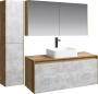 Мебель для ванной Aqwella 5 stars Mobi 120 дуб балтийский, бетон светлый фото в интернет-магазине «Wasser-Haus.ru»