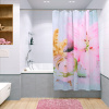 Штора для ванной Fora PH54 180х200 см, белая орхидея фото в интернет-магазине «Wasser-Haus.ru»