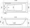 Акриловая ванна Excellent Ava WAEX.AVA17.NANO 170х70 фото в интернет-магазине «Wasser-Haus.ru»