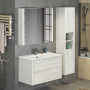 Мебель для ванной Comforty Женева 90 дуб белый фото в интернет-магазине «Wasser-Haus.ru»