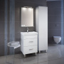 Мебель для ванной Iddis Custo 55 напольная, белая фото в интернет-магазине «Wasser-Haus.ru»