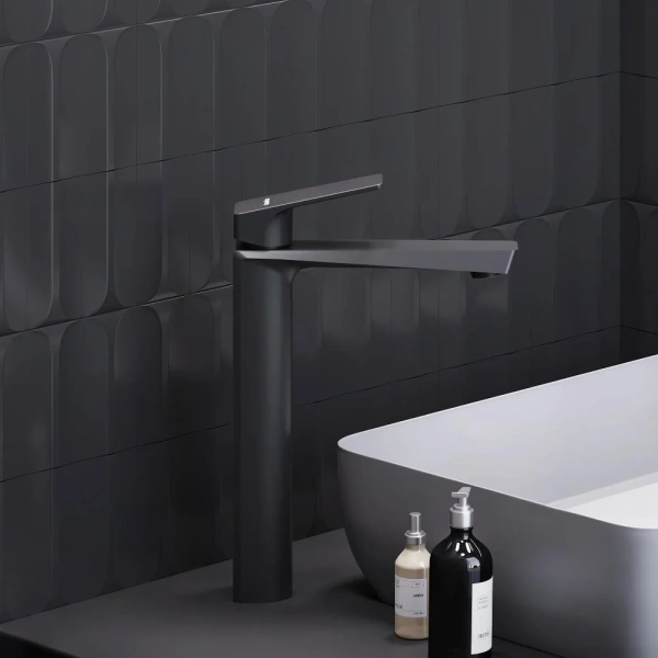 Смеситель для раковины Damixa Merkur 400250300 черный фото в интернет-магазине «Wasser-Haus.ru»