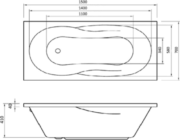 Акриловая ванна AM.PM Tender W45A-150-070W-A1 150x70 фото в интернет-магазине «Wasser-Haus.ru»