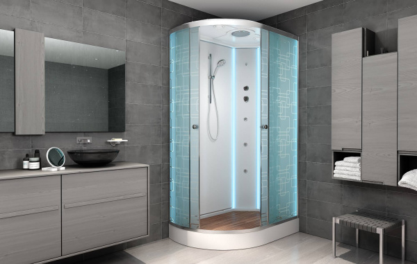 Душевая кабина AvaCan EM1512 R LED с гидромассажем фото в интернет-магазине «Wasser-Haus.ru»