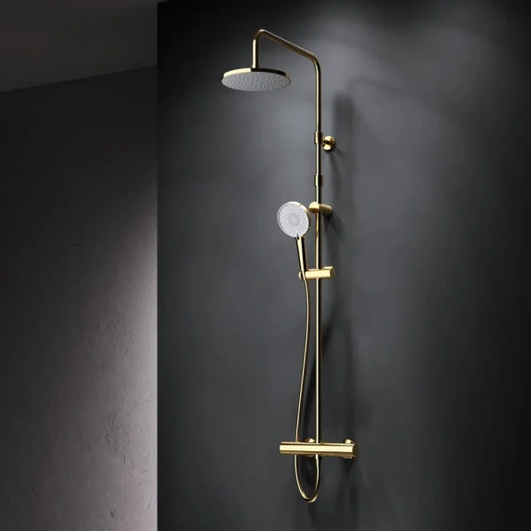 Душевая стойка AM.PM X-Joy F0785A499, золото фото в интернет-магазине «Wasser-Haus.ru»