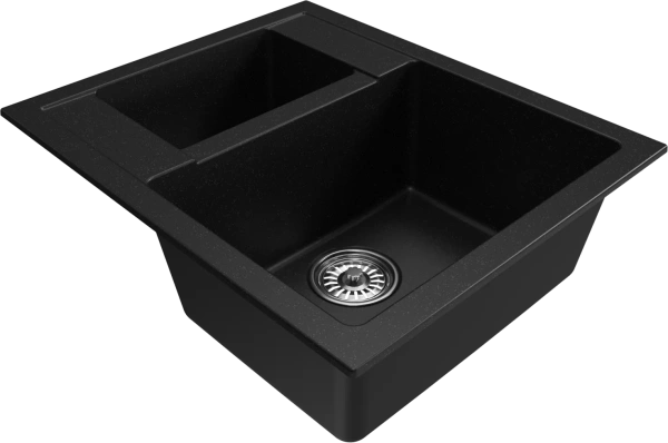 Мойка кухонная Mixline ML-GM21 ультра-черная фото в интернет-магазине «Wasser-Haus.ru»