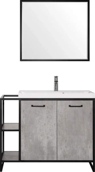 Тумба с раковиной Style Line Лофт 80/100 фото в интернет-магазине «Wasser-Haus.ru»