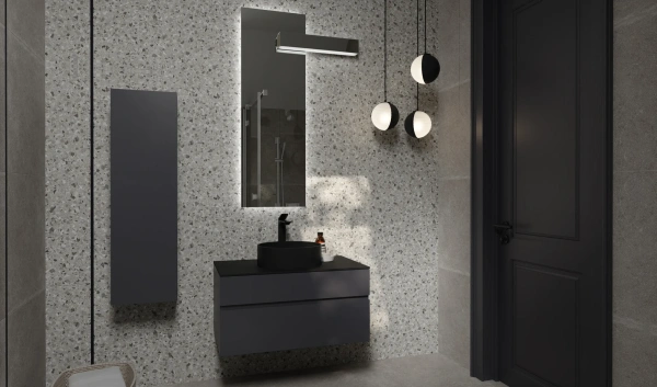 Мебель для ванной Raval Decent 80 антрацит фото в интернет-магазине «Wasser-Haus.ru»