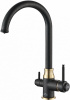 Смеситель Steel Hammer SH 763 BLACK BR для кухонной мойки фото в интернет-магазине «Wasser-Haus.ru»