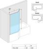 Шторка на ванну Excellent Be Spot 75 см R фото в интернет-магазине «Wasser-Haus.ru»