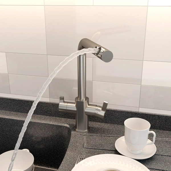 Смеситель для кухни Elghansa Kitchen Pure Water 56A5511-Steel steel фото в интернет-магазине «Wasser-Haus.ru»